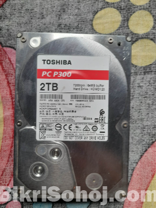 2TB Harddisk Toshiba p300